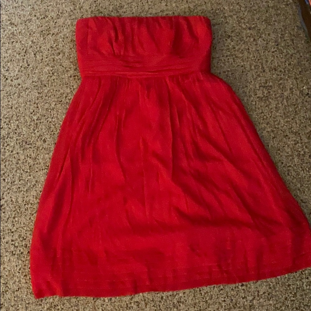J Crew Pink Strapless dress size 10 like size 8